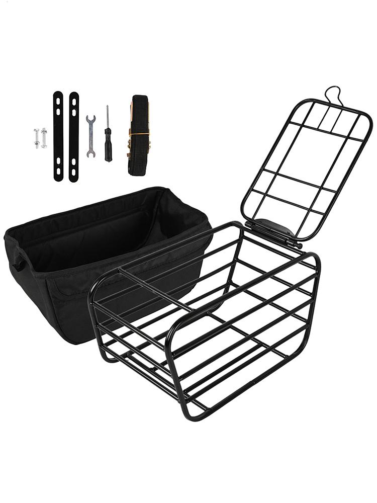Outdoor Sport Gear - Cestino posteriore per bici, robusto organizer