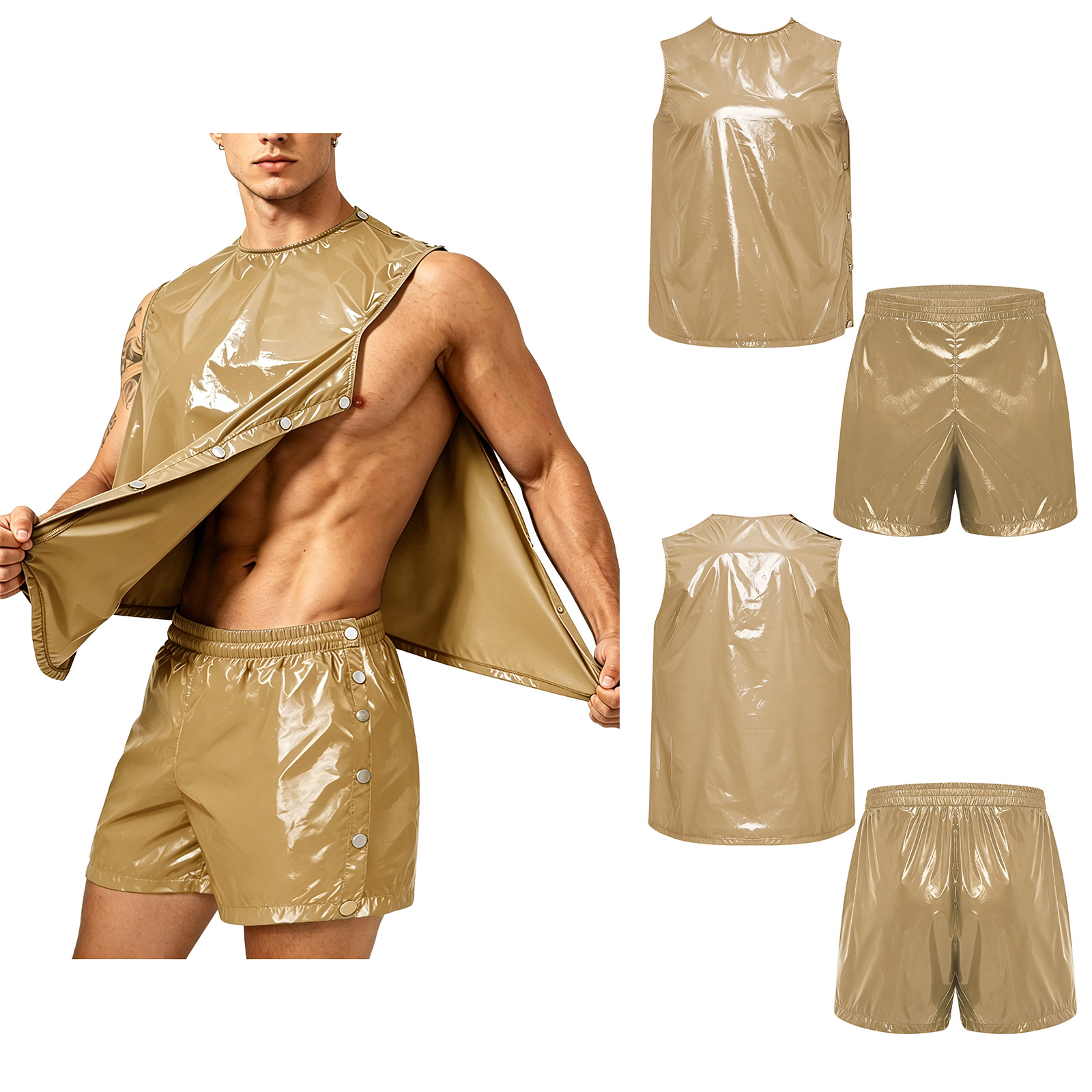 Outdoor Sports Outfit - Completo Sportivo Adattivo Impermeabile per Uomo: