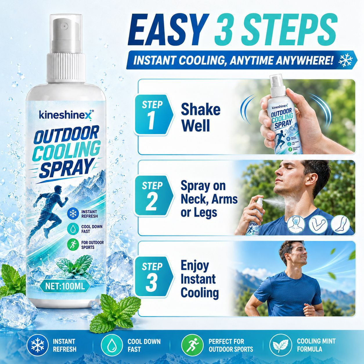 Spray Rinfrescante per Esterni - Outdoor Sport Gear recensione e prezzo