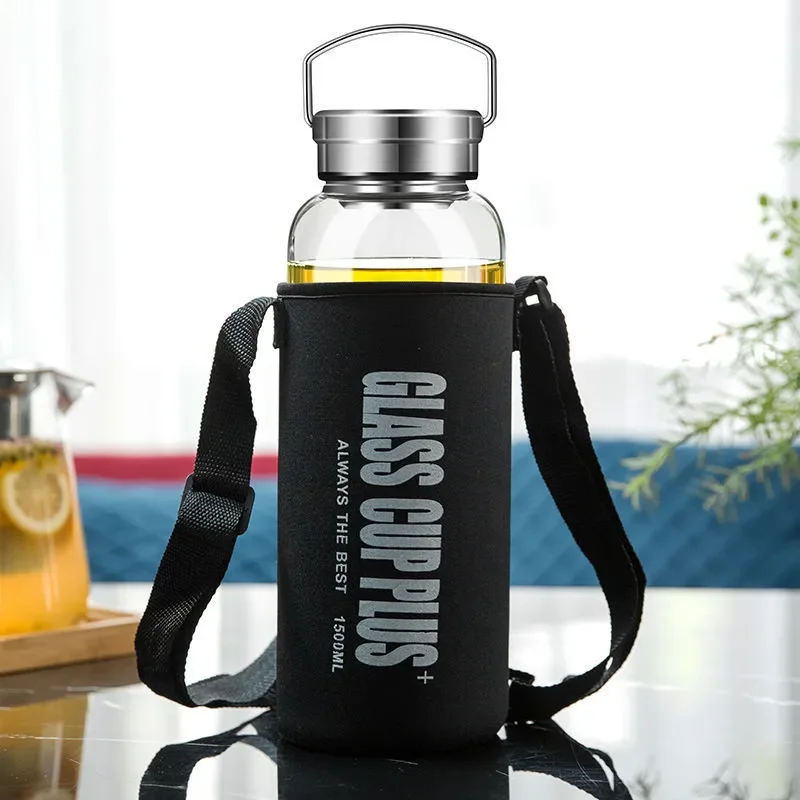 Bottiglia d'acqua in vetro da  - Outdoor Sport Glass Water Bottle recensione e prezzo