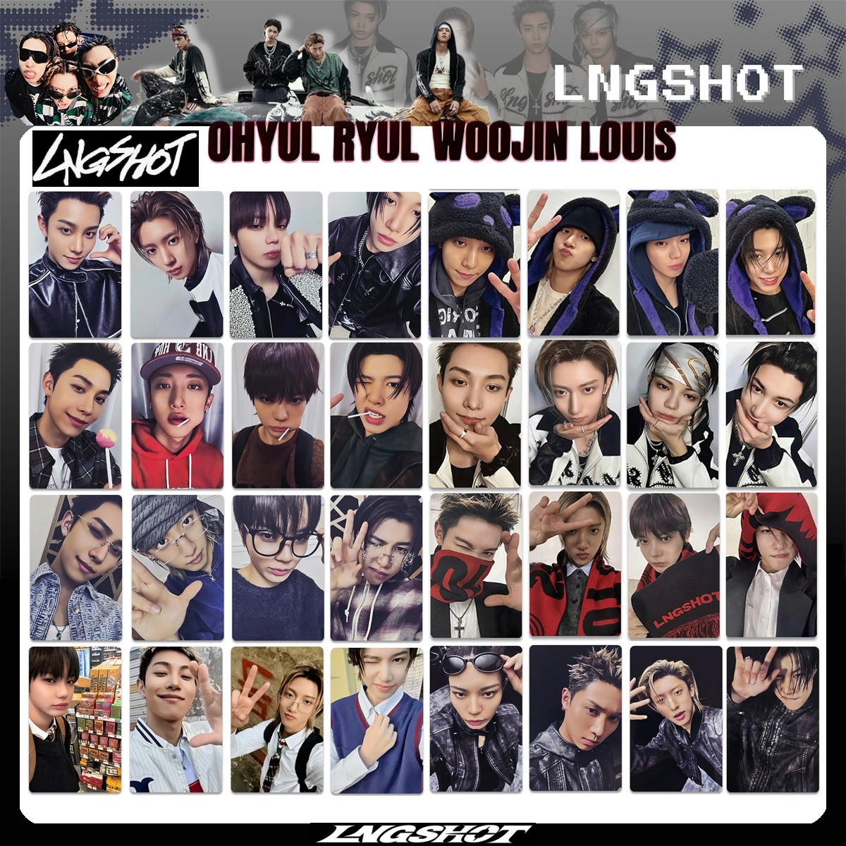 40 PEZZI NUOVI KPOP Hip-hop Gr - Outdoor Sports Accessories recensione e prezzo